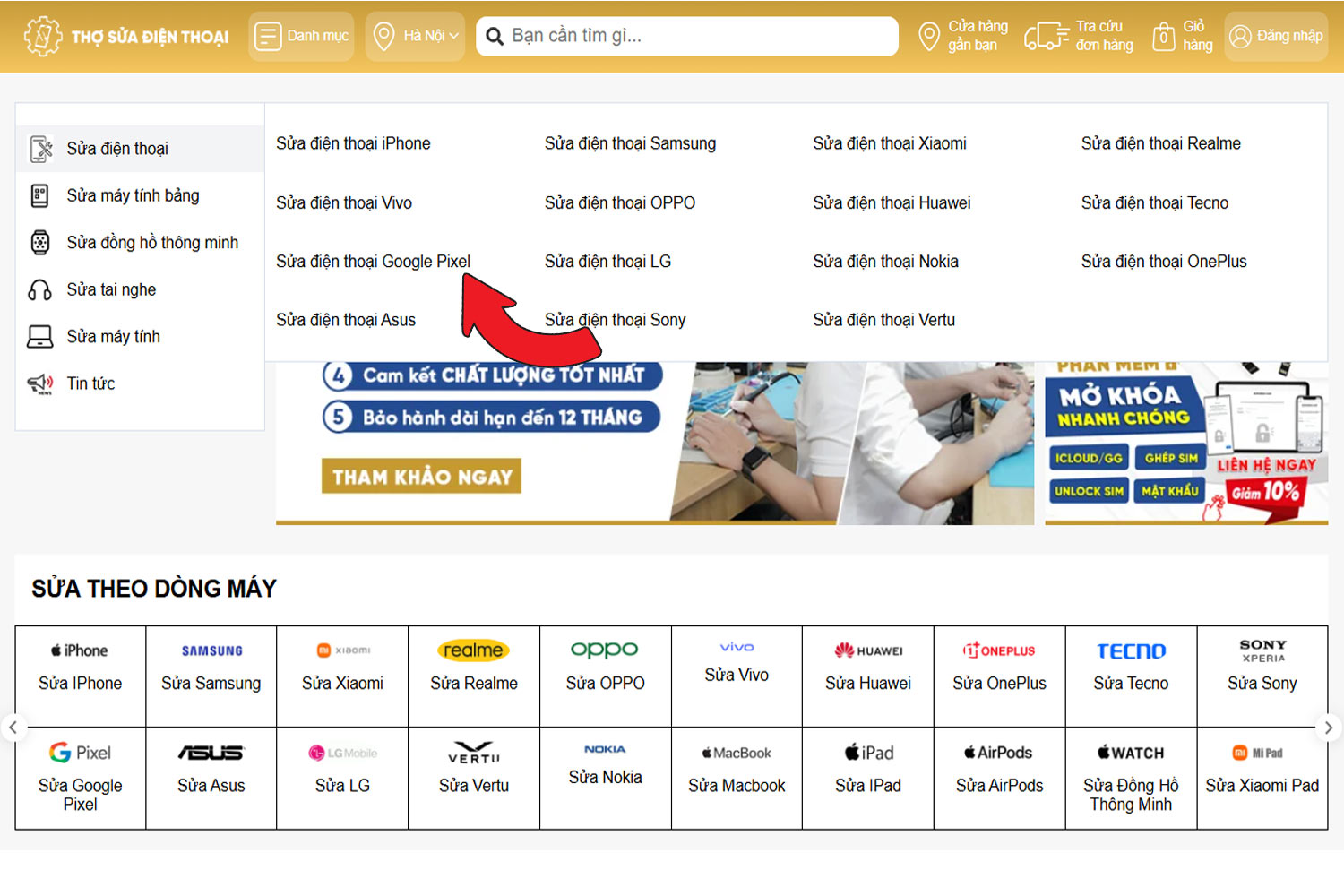 sua-dien-thoai-google-pixel-dia-chi
