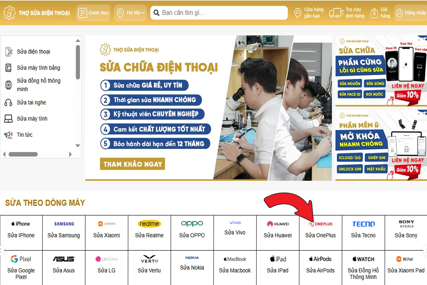 sua-dien-thoai-oneplus-dia-chi