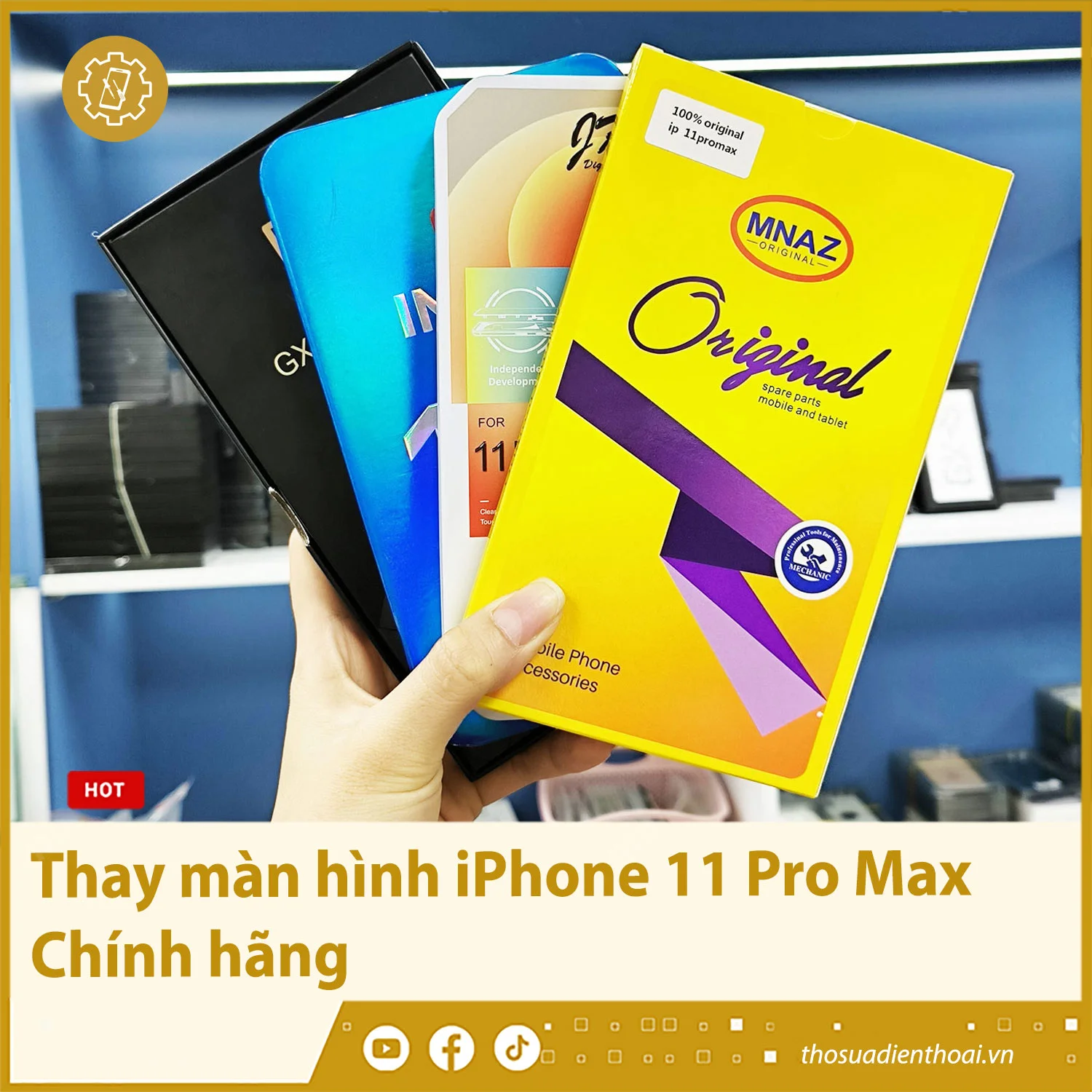 Thay màn hình iPhone 11 Pro Max Chính hãng