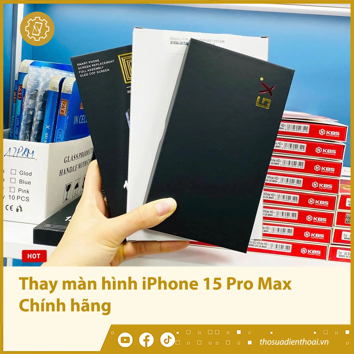 Thay màn hình iPhone 15 Pro Max - Chính hãng