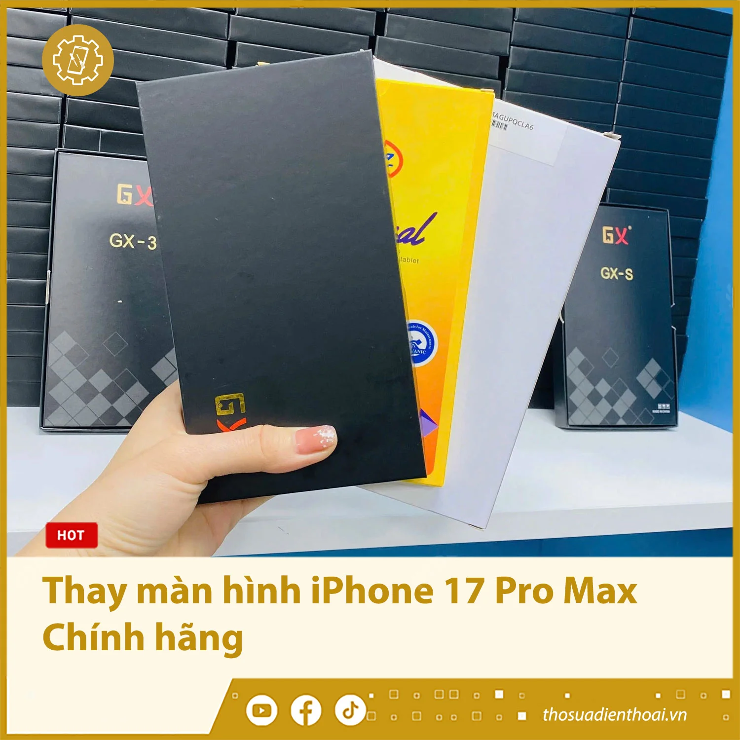 Thay màn hình iPhone 17 Pro Max - Chính hãng