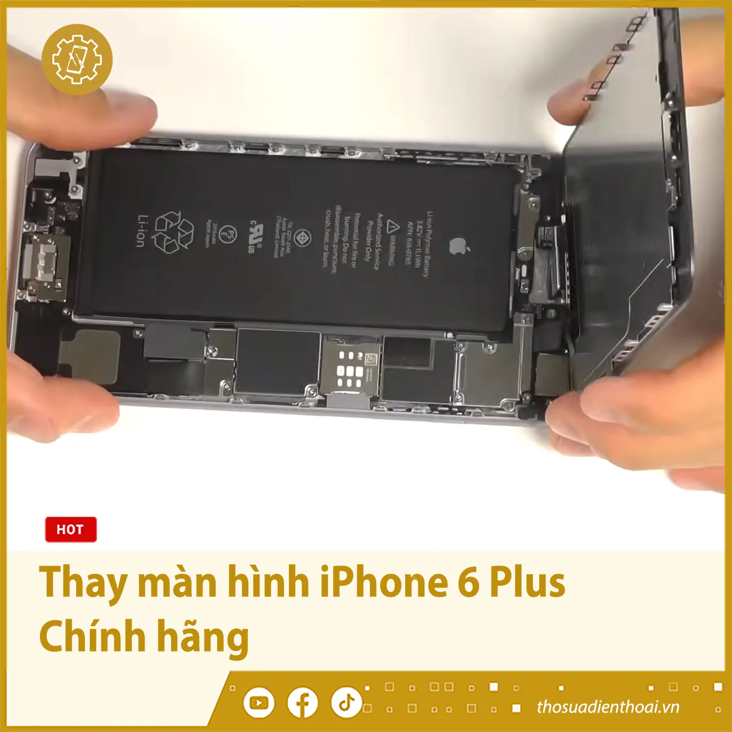 Thay màn hình iPhone 6 Plus - Chính hãng