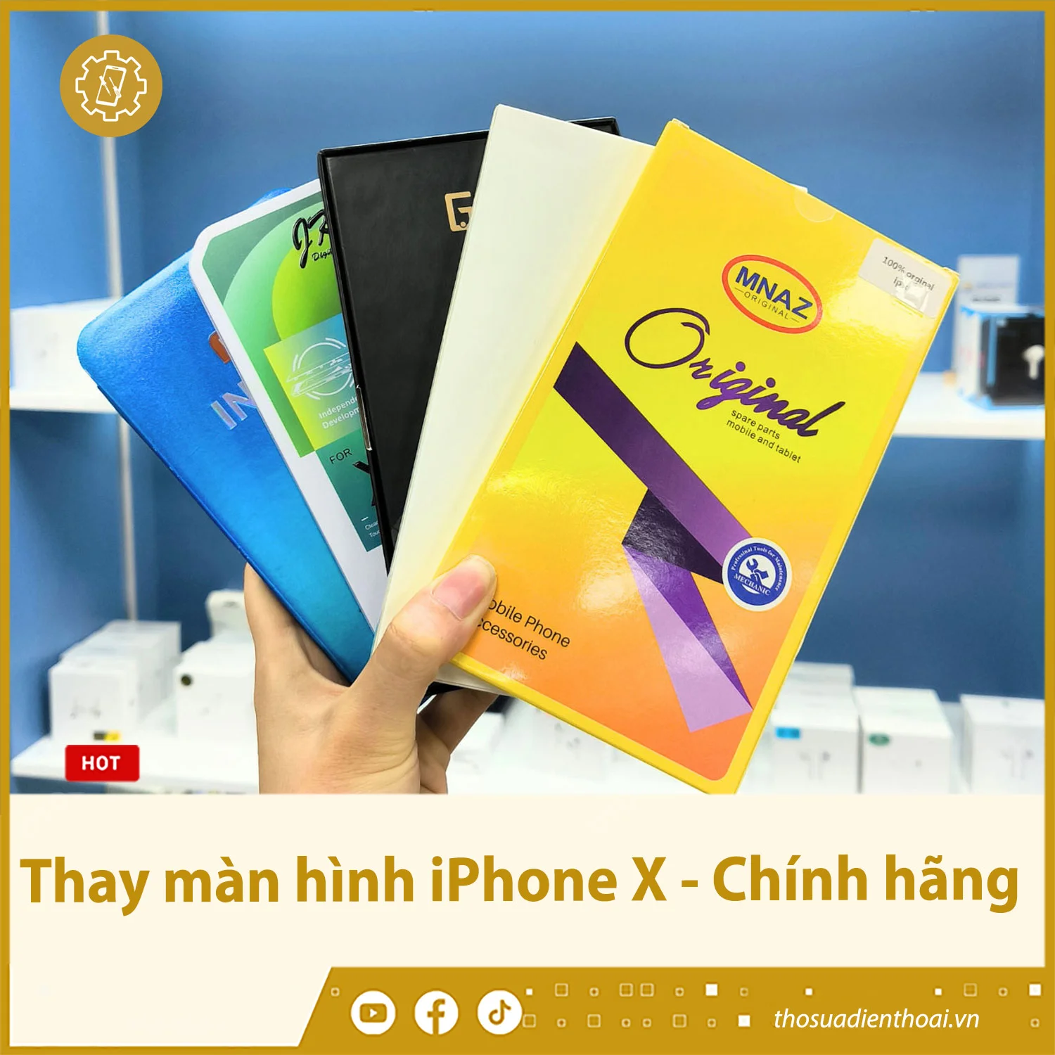 Thay màn hình iPhone X - Chính hãng